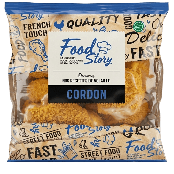 Cordon Bleu — Cordon bleu de poulet fourré au fromage fondant. Le best-seller incontournable de la restauration rapide.